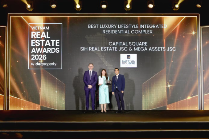 Capital Square được vinh danh: Dự án tổ hợp nhà ở kiến tạo chuẩn mực sống sang tốt nhất Việt Nam 2026